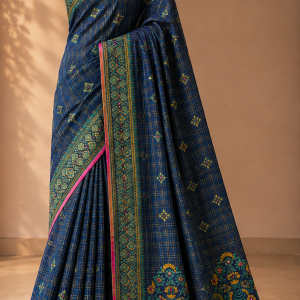Boutiques Cotton Saree with Blouse Pcs