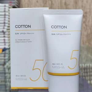 Cotton Missha Sun 50 ml (Exp 22/4/29)