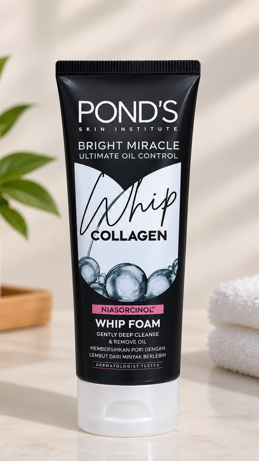 PONDS Bright Miracle Ultimate oil control 100 g (5/11/27).Made in Indonesia