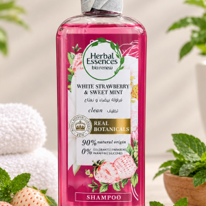 Herbal Essences white Strawberry & sweet Ment shampoo 400ml .Exp 2/29)Made in Saudi Arabia(