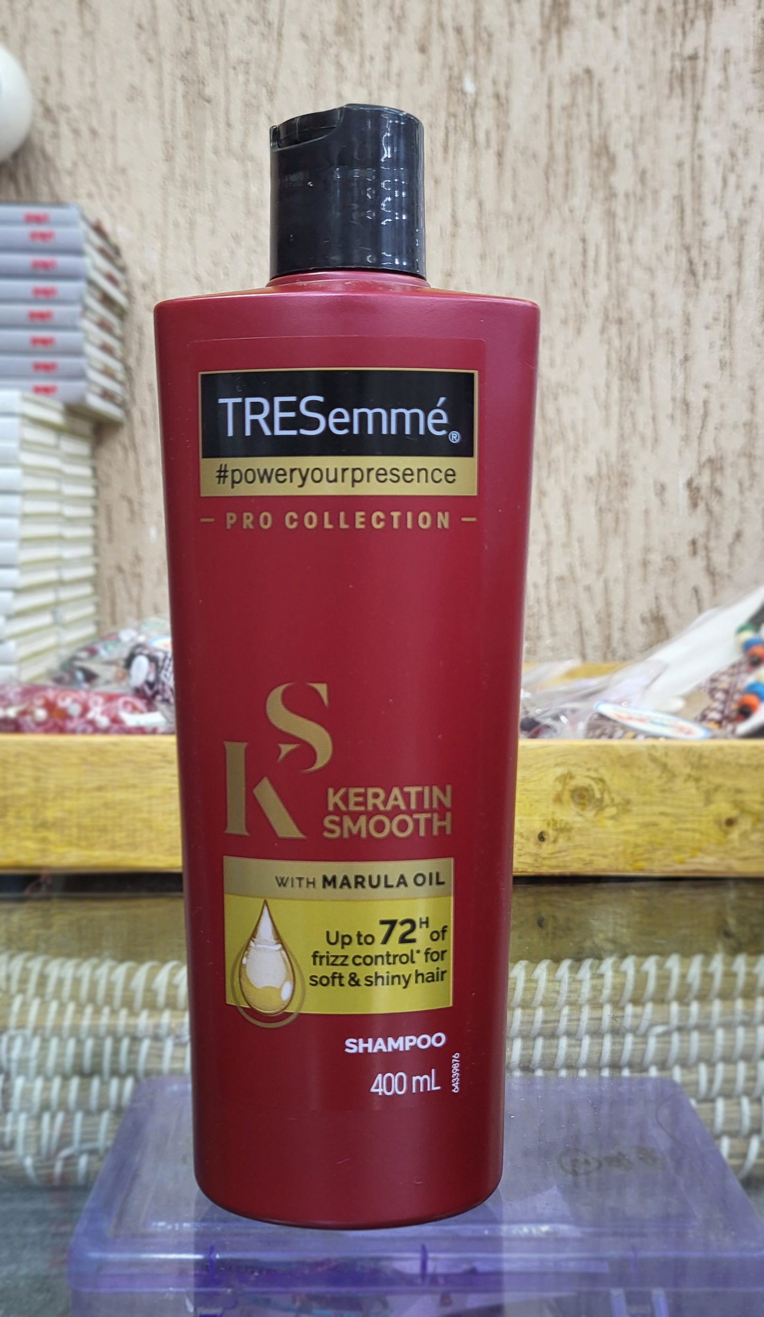 Tresemme keratin Smooth with Marulaoil Shampoo 400 ml .Made in UAE