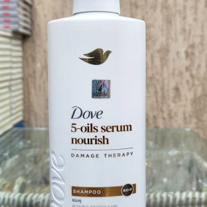 Dove 5 oils serum nourish damage therapy shampoo 380 ml (Exp 8/2/28)Manufactured in Thailand