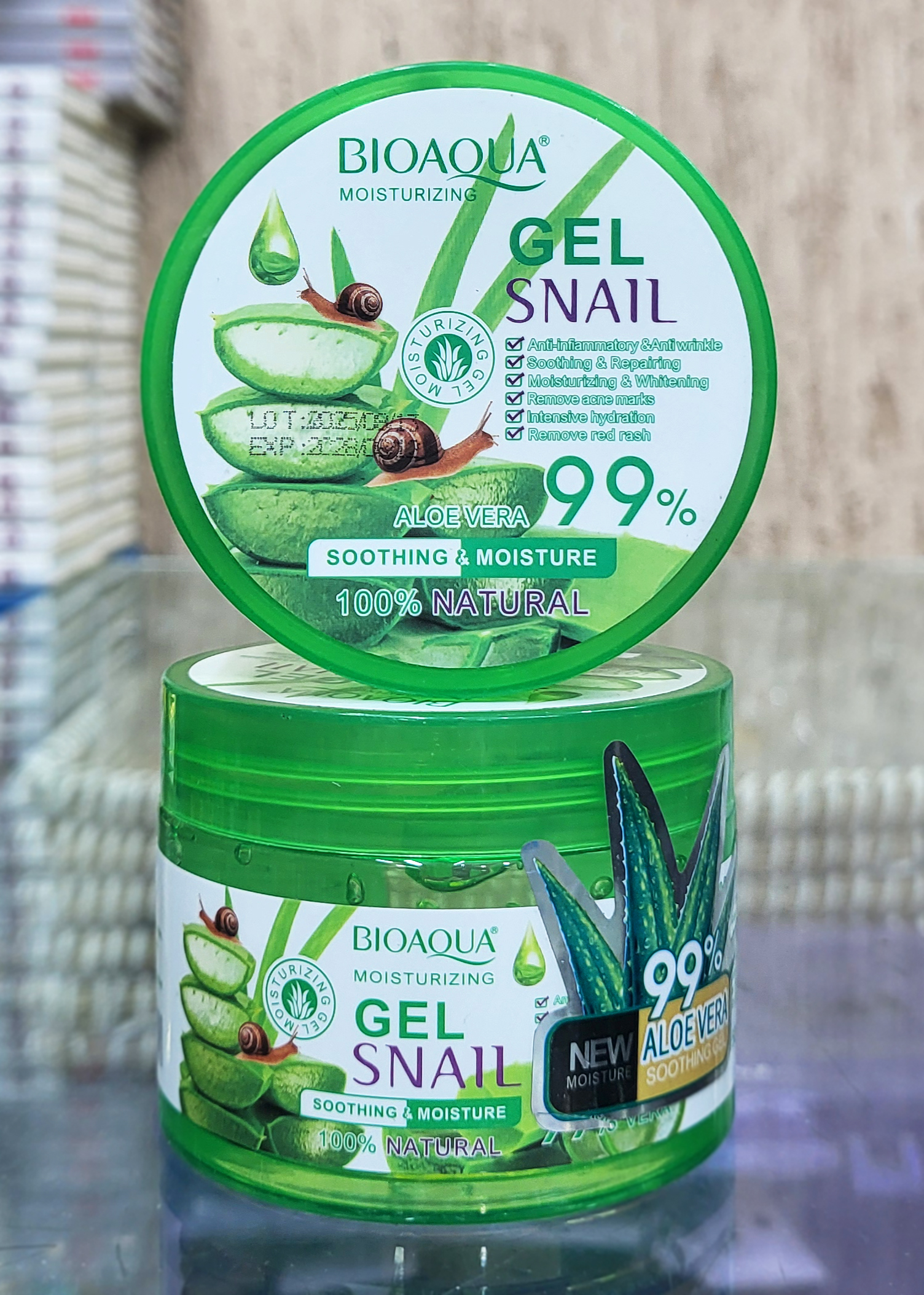 BIOAQUA Snail Aloe vera 150 ml.Made in P.R.C